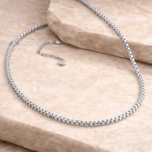 Heritage Box Chain | Polished Sterling Silver